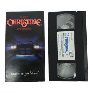 John Carpenter's Christine VHS Tape  Stephen King Plymouth Fury Keith Gordon